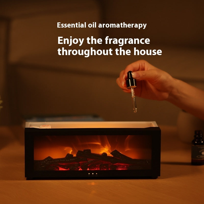 Flame Aromatherapy Machine Essential Oil Diffuser Home